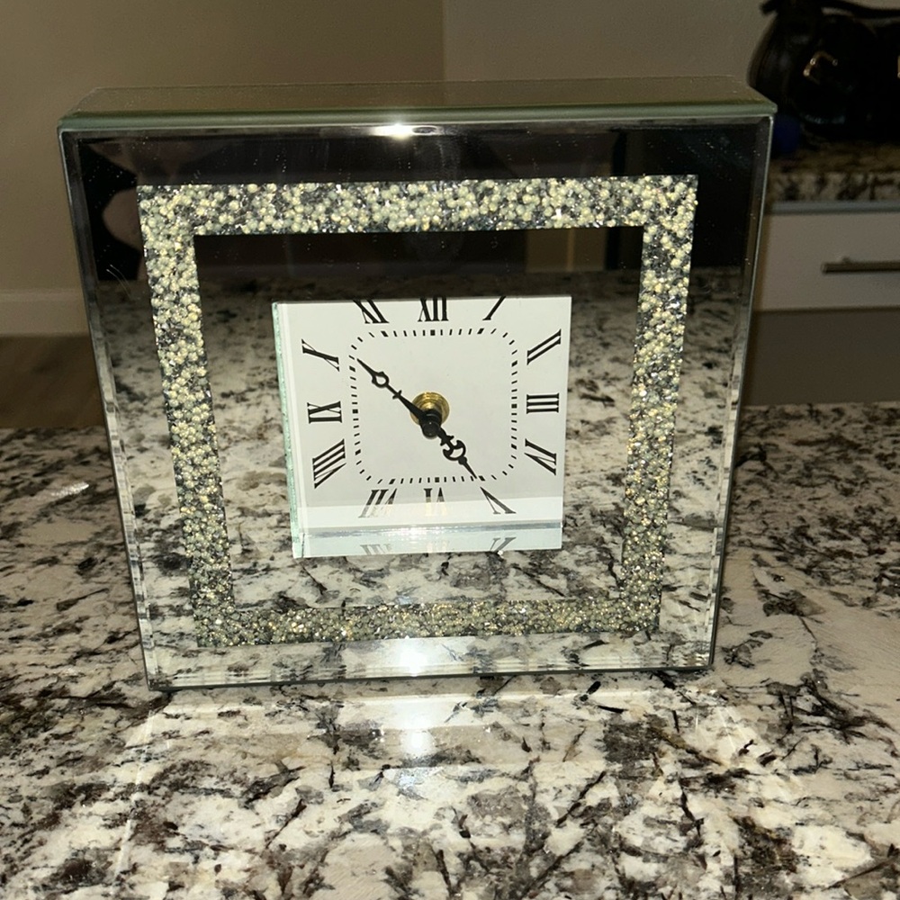 Z Gallerie Mirrored Clock